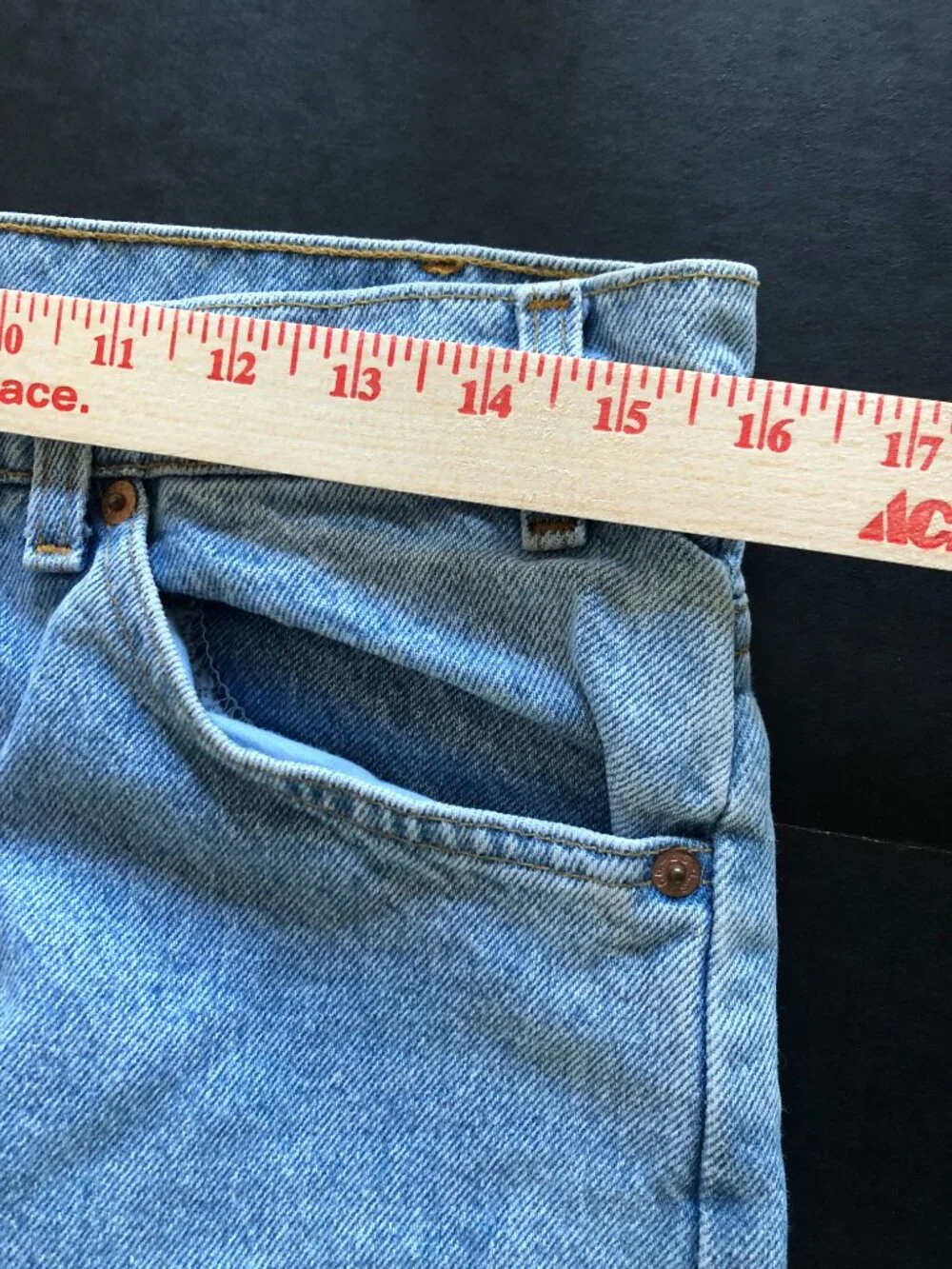 VTG Men Levis Blue Denim 505 Orange Tab Straight Leg USA 1992 32x32